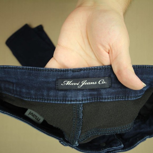 Mavi Alexa Skinny Jeans Women's Size 28 X 28 Low Rise Dark Wash Denim - Picture 8 of 11